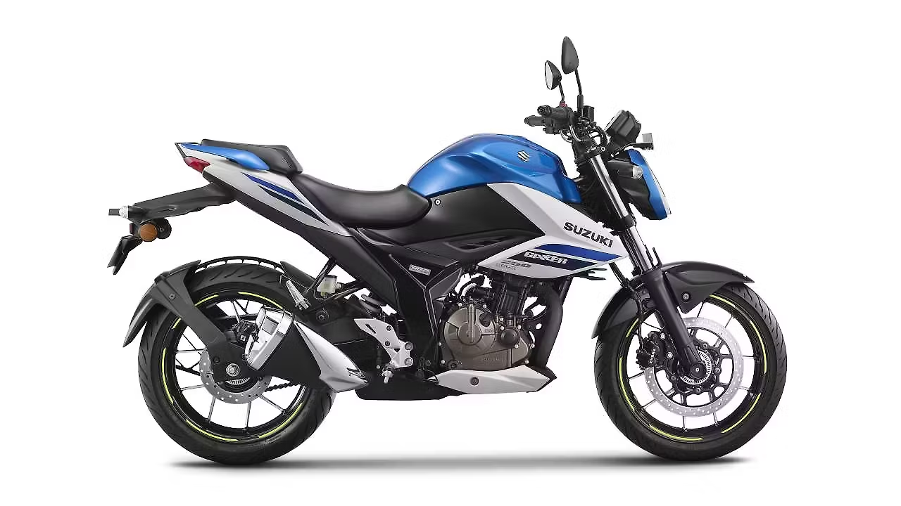 Suzuki Gixxer 250 Naked - Metallic Triton Blue/ Prl Glac White 3