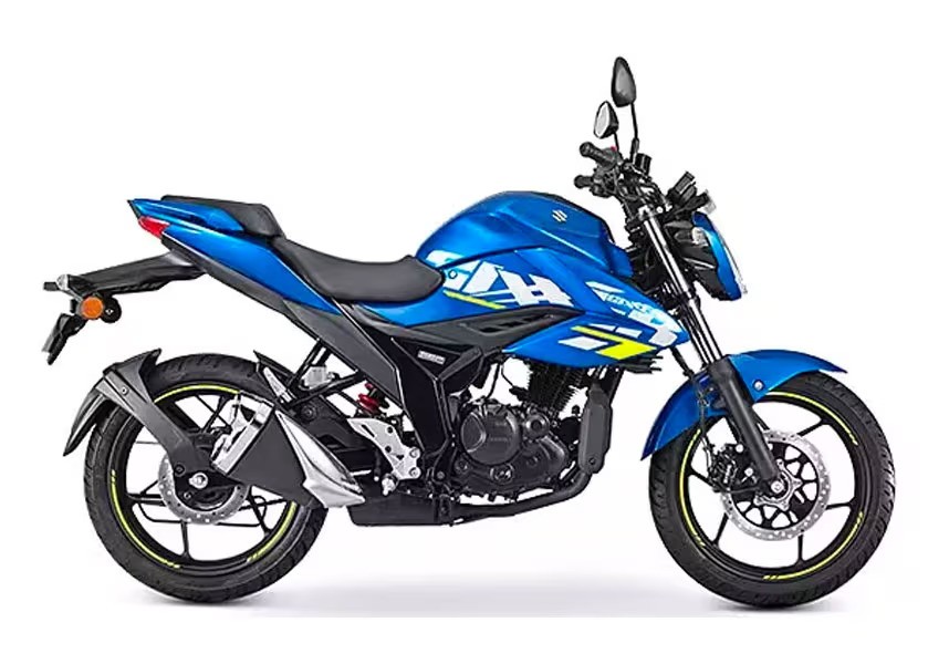 Suzuki Gixxer 150 - Metallic Triton Blue 2