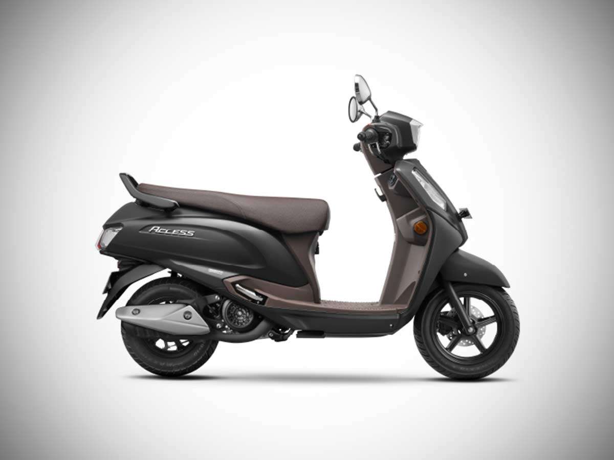 Suzuki Access  - Metallic Mat Black 2